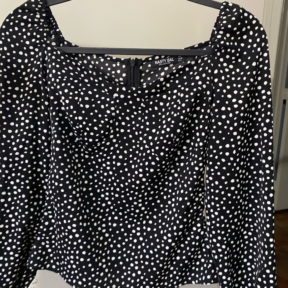 nasty gal black and white